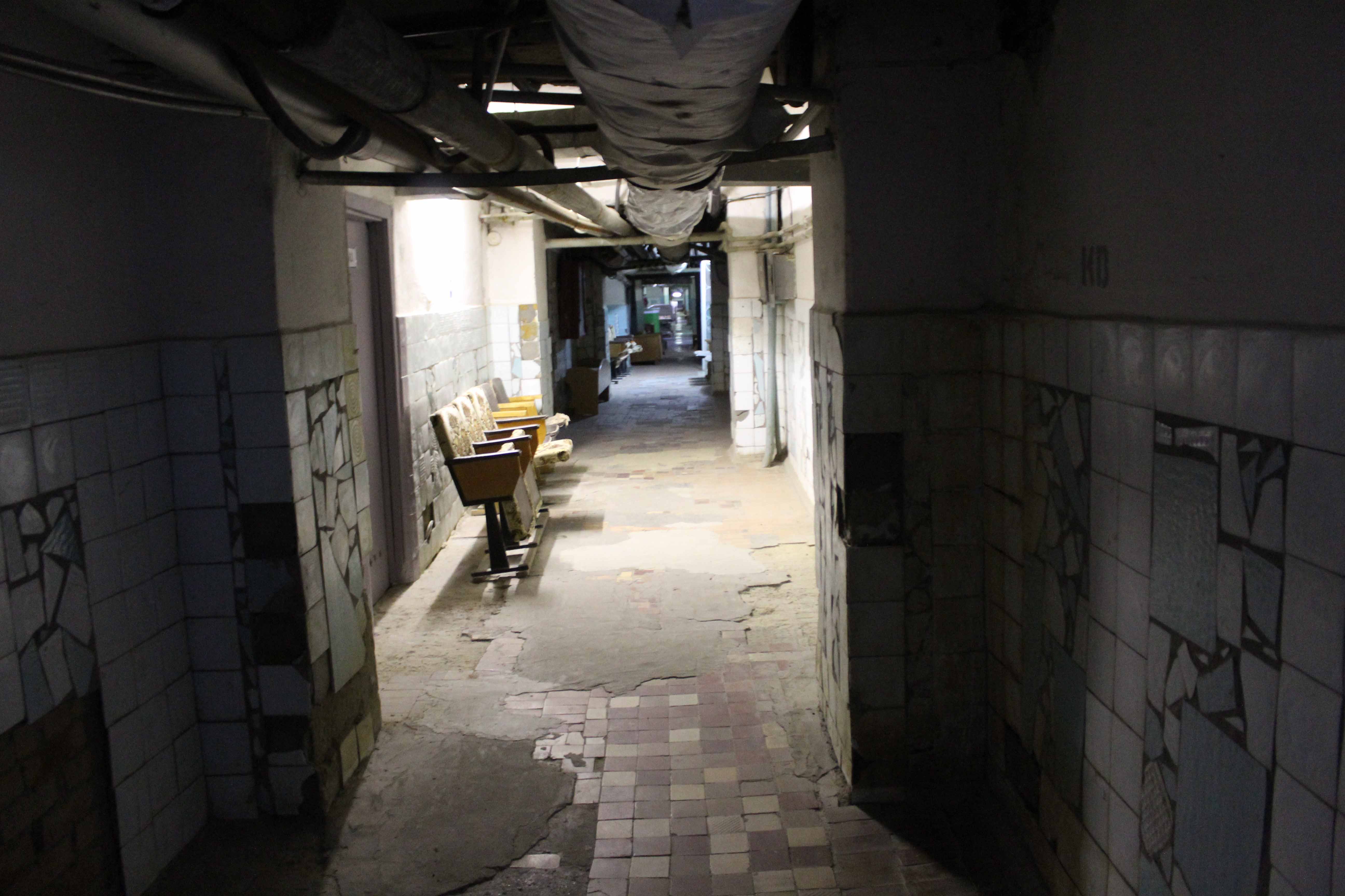 Der Keller des Krankenhauses bietet besseren Schutz vor Luftangriffen. Foto: Larysa Chorna 