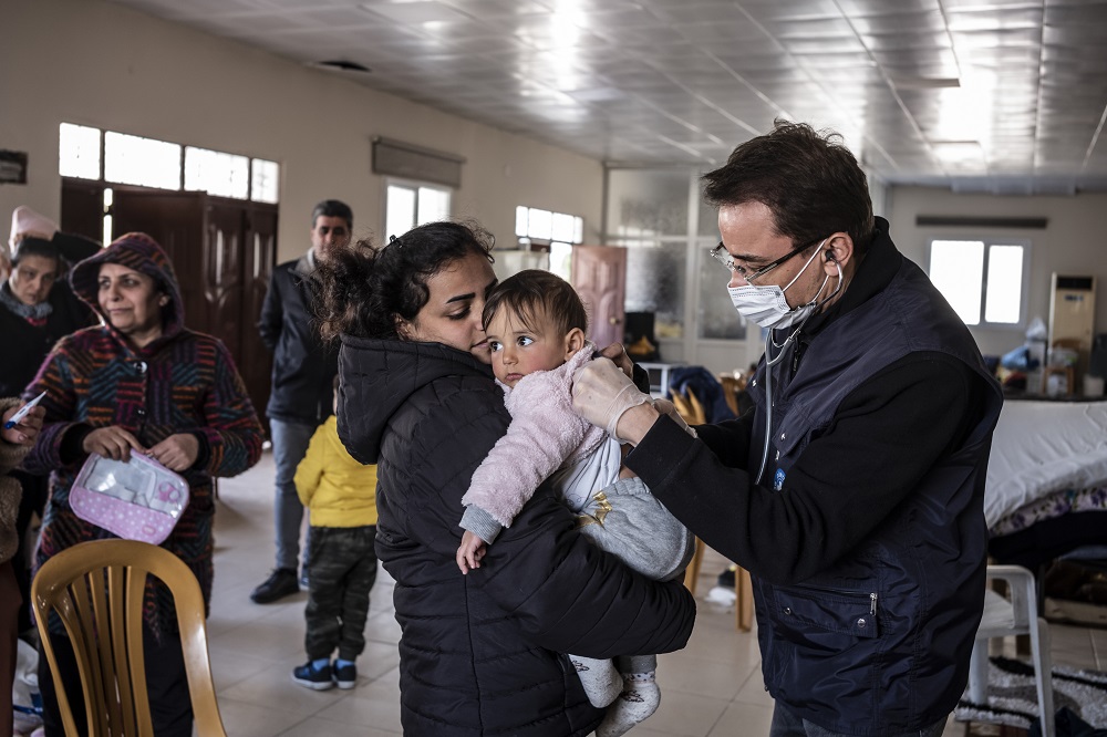 Vom Erdbeben 2023 in Nordsyrien waren viele Menschen betroffen, die zuvor bereits vor dem Krieg geflohen waren. Foto: Olivier Papegnies