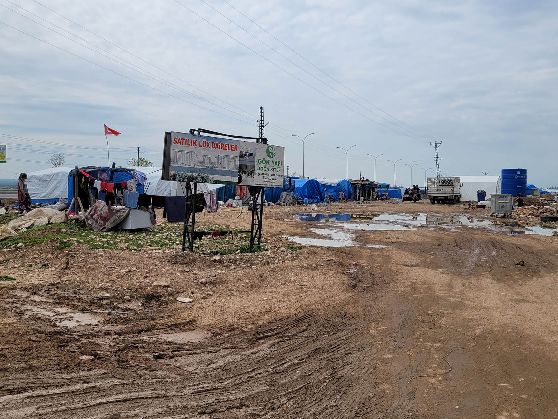 Zeltlager am Rande der Stadt von Kirikhan. Foto: Ärzte der Welt