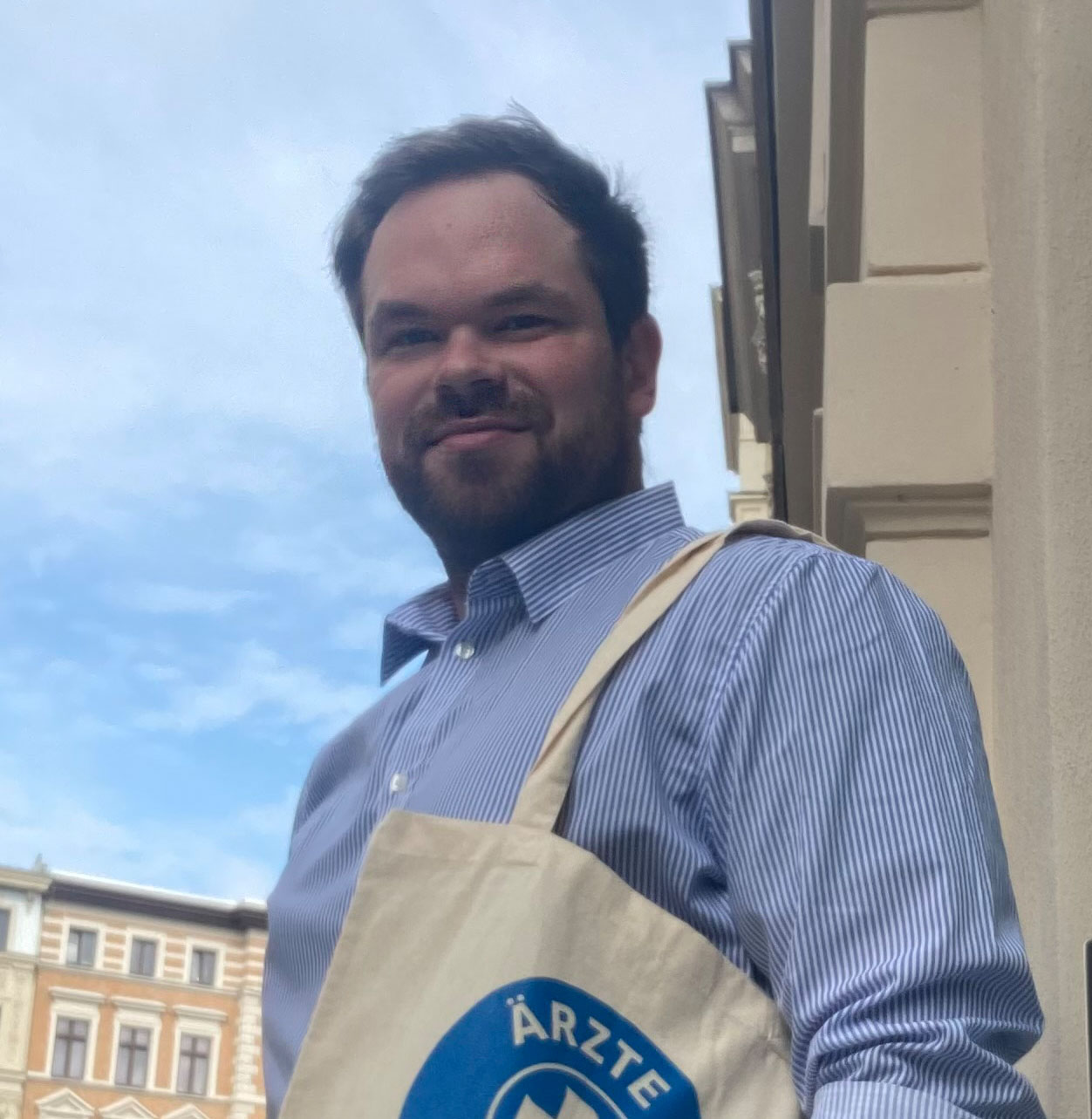 Projektleiter von open.med Magdeburg Fabian Kunze. Foto: Ärzte der Welt