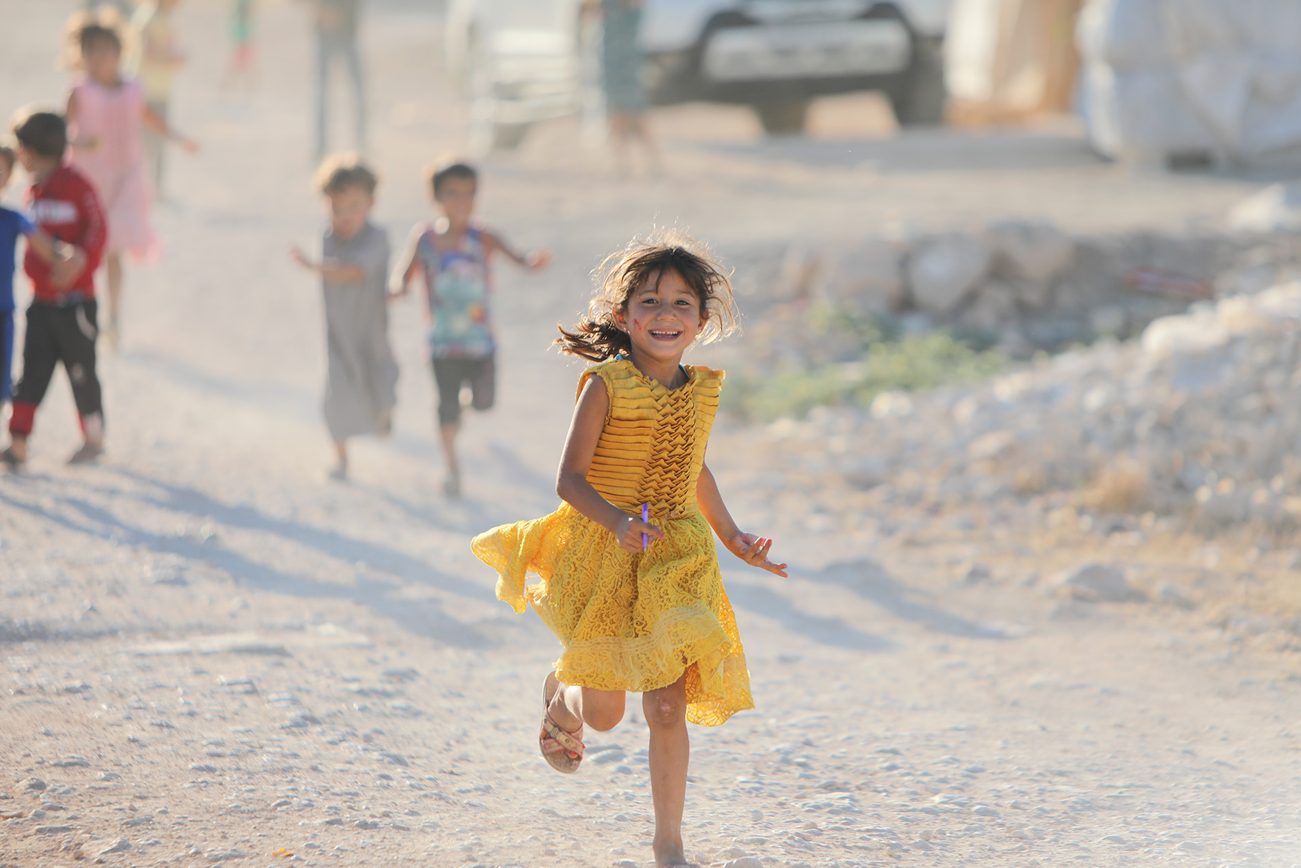 Kinder in der Türkei. Foto: Bakr Al Kasem / Ärzte der Welt