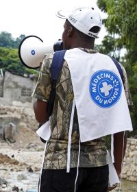 Ärzte der Welt-Mitarbeiter in Haiti. Foto: Lahcene Habib