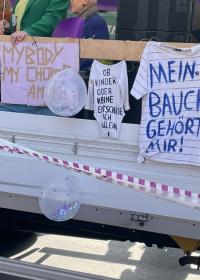 Am feministischen Kampftag wurde für sichere Abtreibungen demonstriert. Foto: Ärzte der Welt