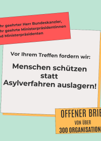 Menschen schützen statt Asylverfahren auslagern!