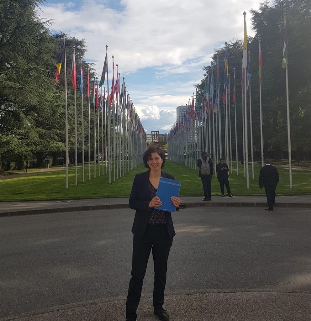 Dr. Johanna Offe, Leitung Advocacy, bei der UN in Genf. Foto: Ärzte der Welt