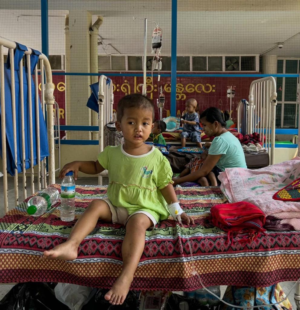 Medizinische Nothilfe nach dem Erdbeben in Myanmar 2025. Bild: Sai Aung Main / AFP