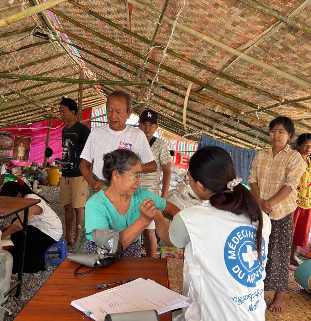 Das Team von Ärzte der Welt versorgte umgehend die Menschen in Myanmar. Foto: Ärzte der Welt