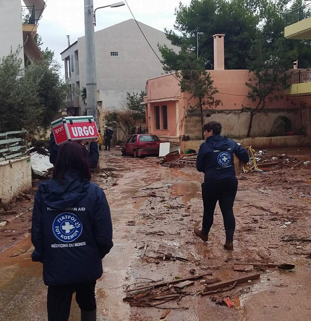 Überschwemmung im griechischen Thessalien. Foto: Ärzte der Welt