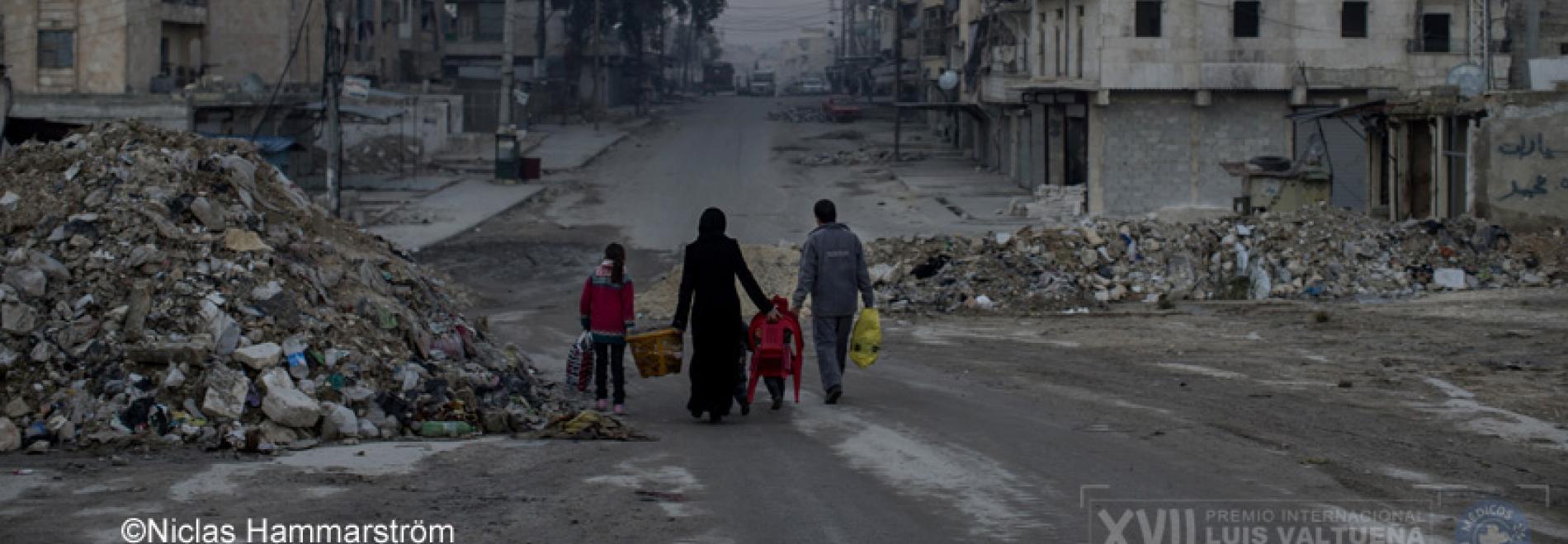 Zivilisten in Aleppo müssen geschützt werden. Foto: Ärzte der Welt