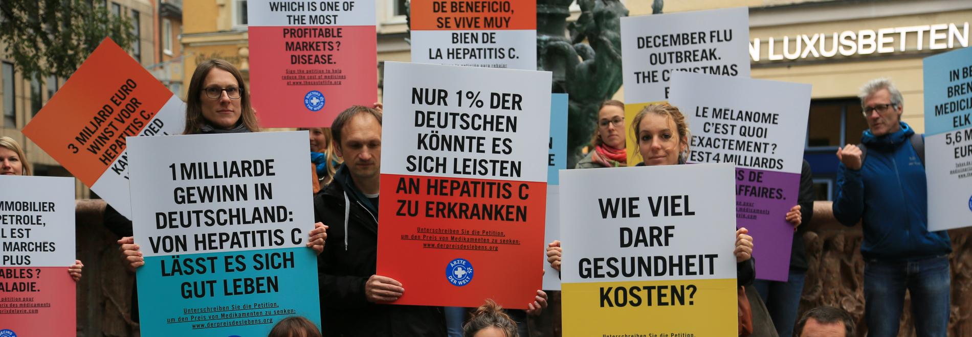 Das Hepatitis C-Medikament Sofosbuvir kann je nach Land bis zu 55.000 Euro kosten.