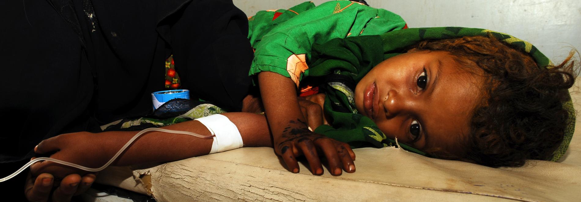 Vor allem Kinder sind im Jemen von der Cholera bedroht. Foto: Jean Baptiste Lopez