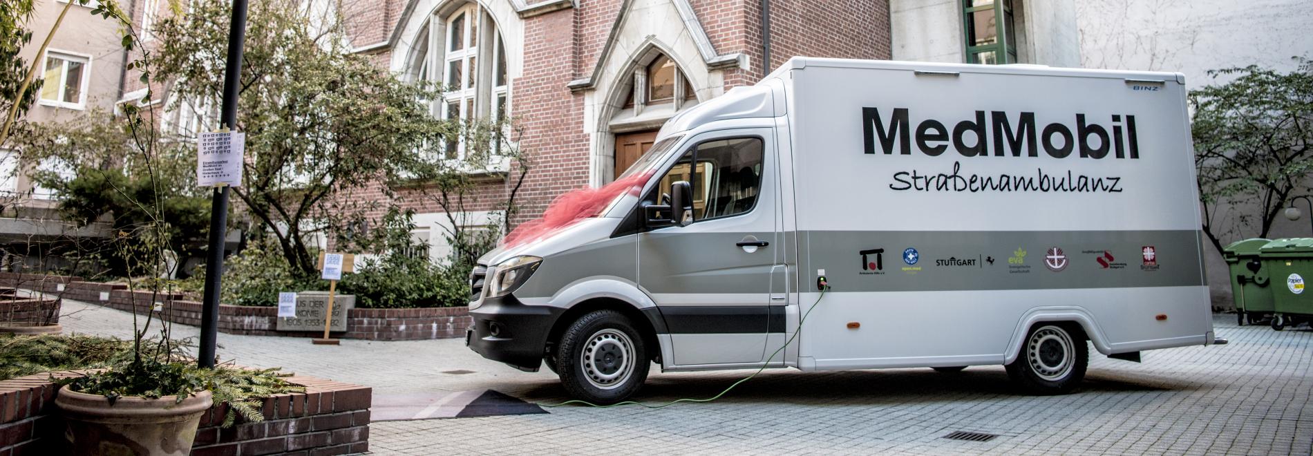 Einweihung des neuen MedMobil in Stuttgart