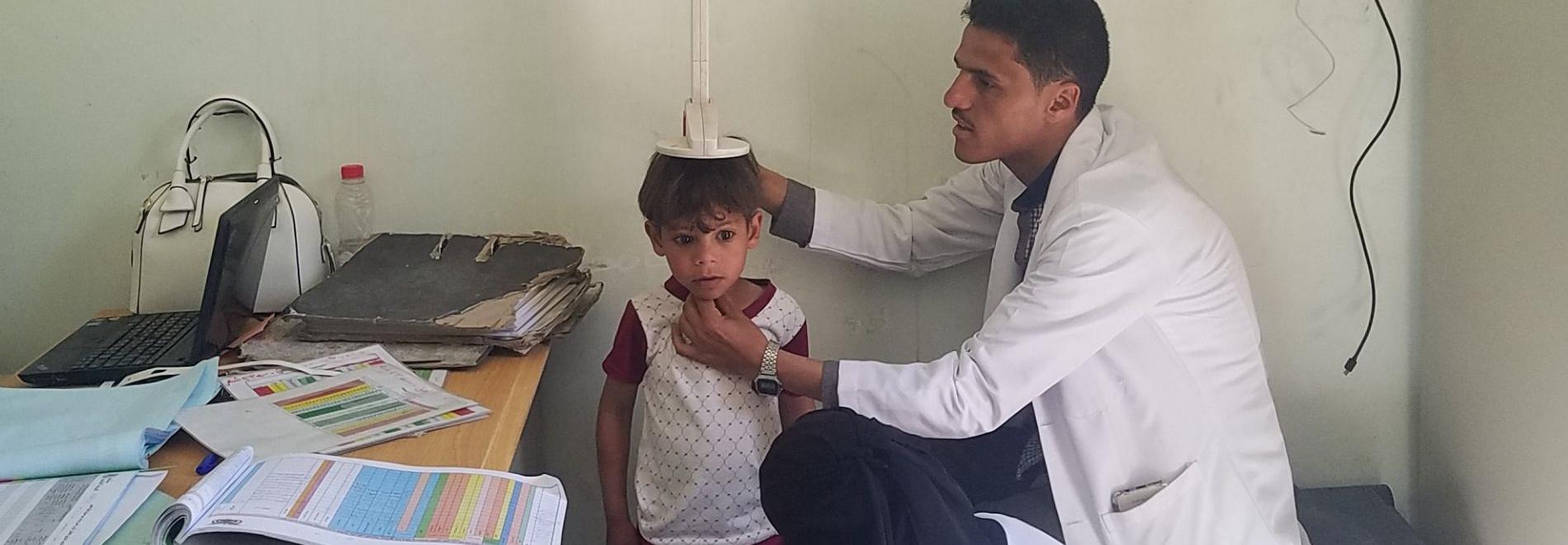Medizinische Hilfe im Jemen. Kinderhilfe Ärzte der Welt. Bild: Ärzte der Welt