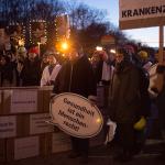 Demonstration am Brandenburger Tor. Foto: Renata Chueire 