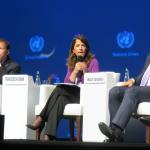 Dr. Françoise Sivignon, Präsidentin von Ärzte der Welt Frankreich, vertritt alle 500 internationalen Nichtregierungsorganisationen (NRO). Foto. Ärzte der Welt