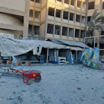 Zerstörtes Gesundheitszentrum von Ärzte der Welt in Gaza-Stadt. Foto: Ärzte der Welt 