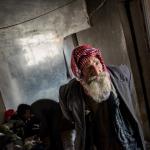 Ein älterer Bewohner im Dorf Bamerni, Distrikt Amedi. Foto: Guillaume Pinon