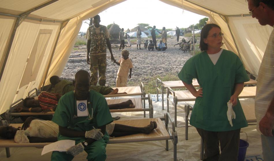 Ärzte der Welt versorgt die vom Konflikt betroffene Bevölkerung im Sudan. Foto: Ärzte der Welt