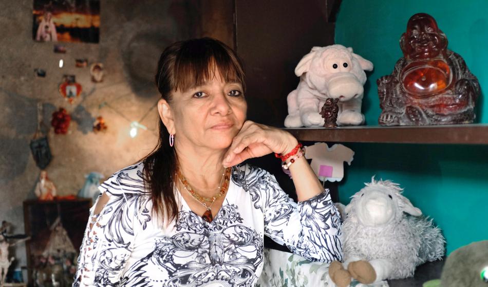 Teresa G. ist Gesundheitshelferin und unterstützt Frauen bei Behördengängen. Foto: Nadja Massun Teresa G. ist Gesundheitshelferin und unterstützt Frauen bei Behördengängen. Foto: Nadja Massun