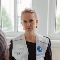 Susanne Eikenberg in einer Sprechstunde. Foto: Max Avdeev