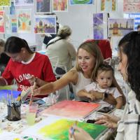 Ein kunsttherapeutischer Workshop von Ärzte der Welt. Foto: Ärzte der Welt 