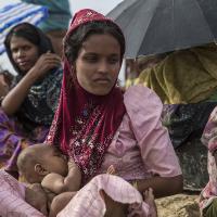 Frauen in den Flüchtlingscamps sind besonders gefährdet. Foto: Arnaud Finistre