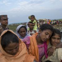 Geflohene Rohingyas in Bangladesch. Foto: Arnaud Finistre