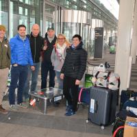 Ärzte-Team am Münchner Flughafen