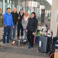 Ärzte-Team am Münchner Flughafen