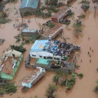 Überflutungen in Mosambik nach Wirbelsturm Idai