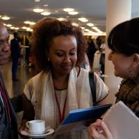 Treffen auf dem Humanitären Kongress Berlin. Foto: Peter Groth