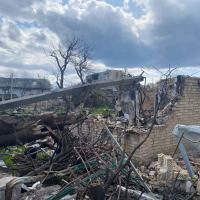 Zerstörte Häuser, Foto: Ärzte der Welt von März 2022