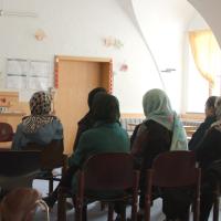 Workshop mit geflüchteten Frauen im Ankerzentrum. Foto: Ärzte der Welt