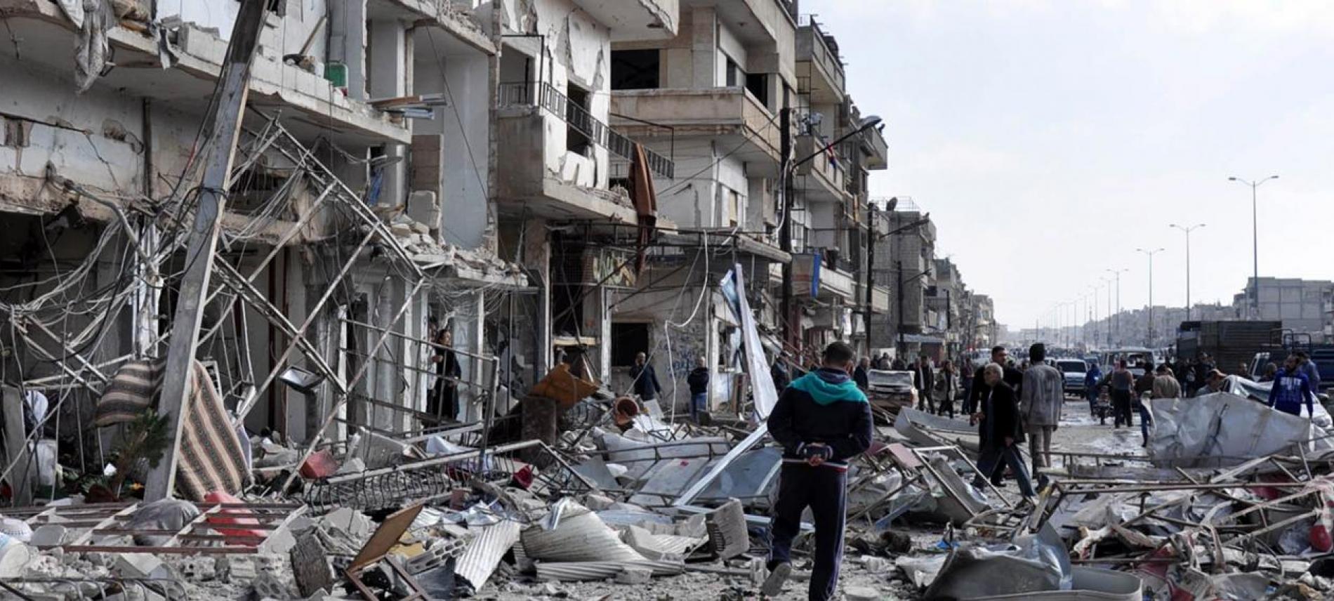 Die Zivilsten in der Region Idlib leiden besonders unter den Bombardierungen.