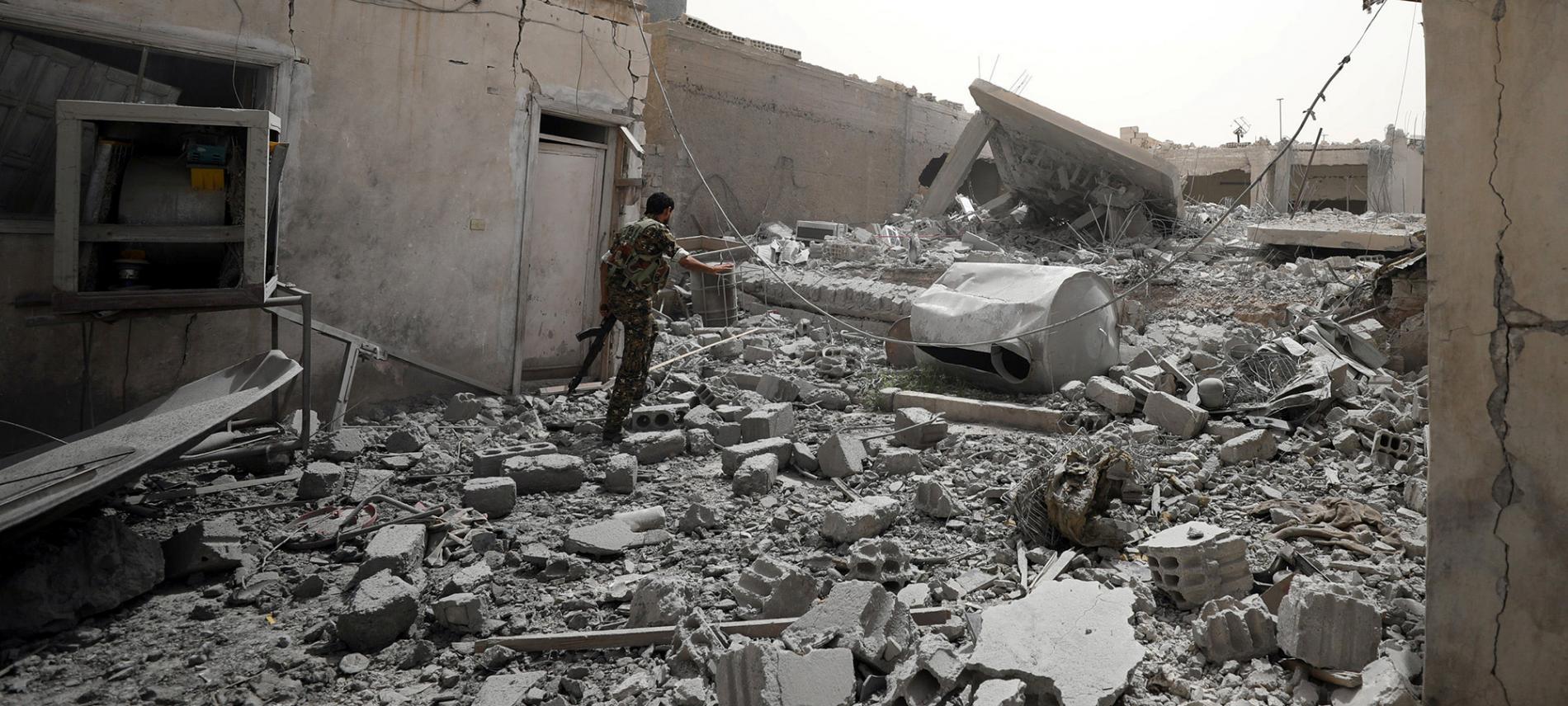 Soldat in Nordsyrien. Foto: Reuters 