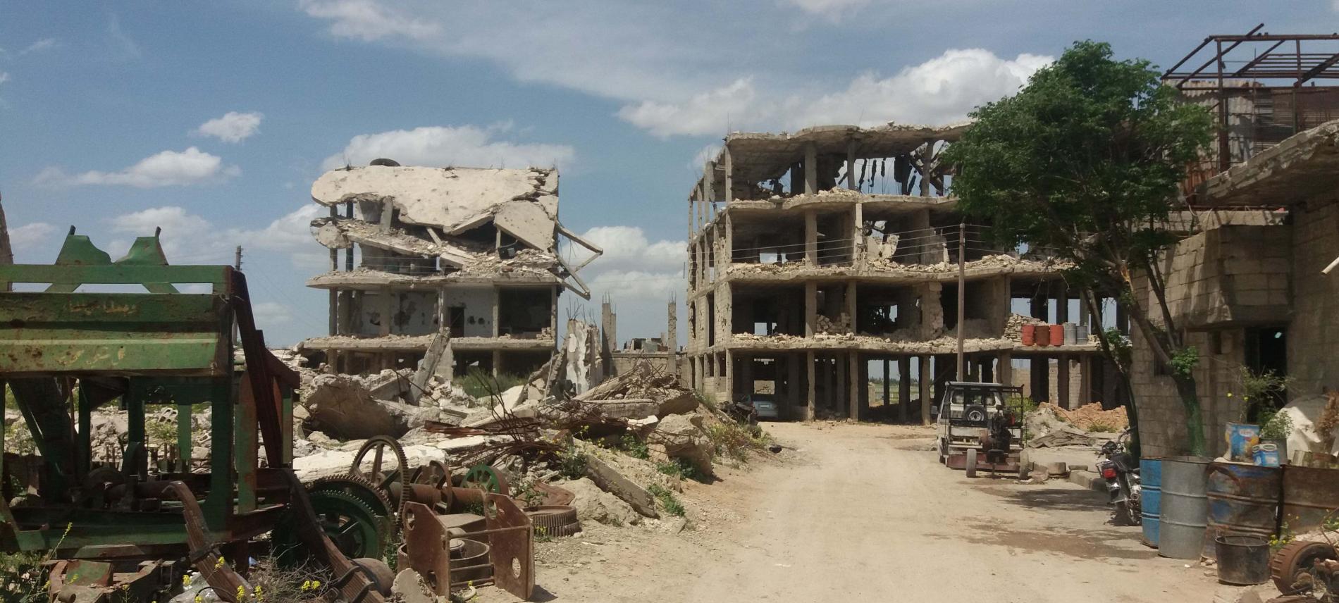 Große Regionen in Nordostsyrien sind in den letzten Jahren bombardiert worden. Foto: Ärzte der Welt / Medicos del Mundo