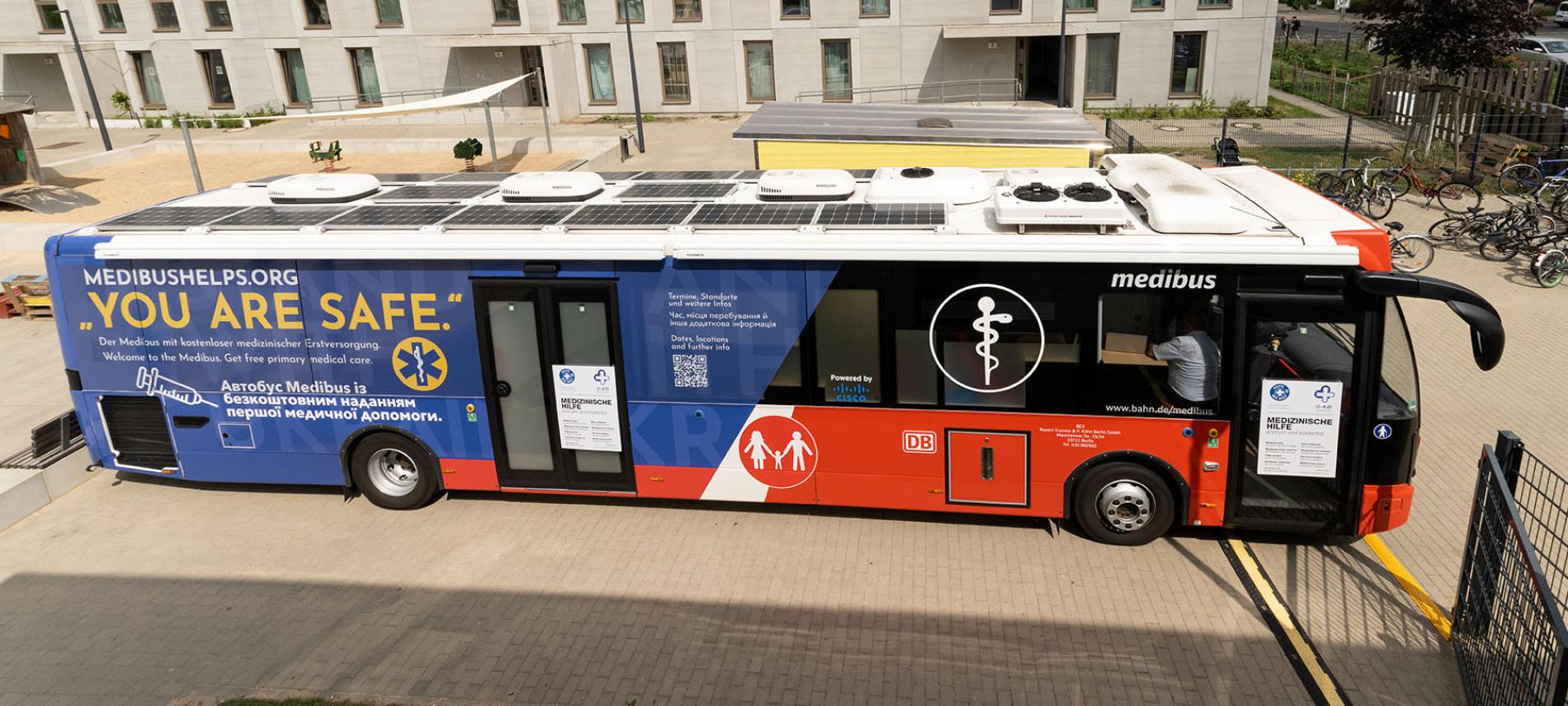 Im Berliner Medibus werden Geflüchtetete ohne Krankenversicherung behandelt. Foto: Philipp Boegle