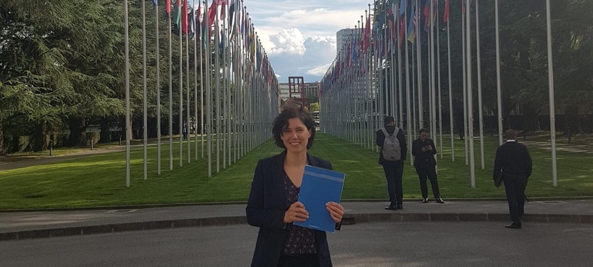 Dr. Johanna Offe, Leitung Advocacy, bei der UN in Genf. Foto: Ärzte der Welt