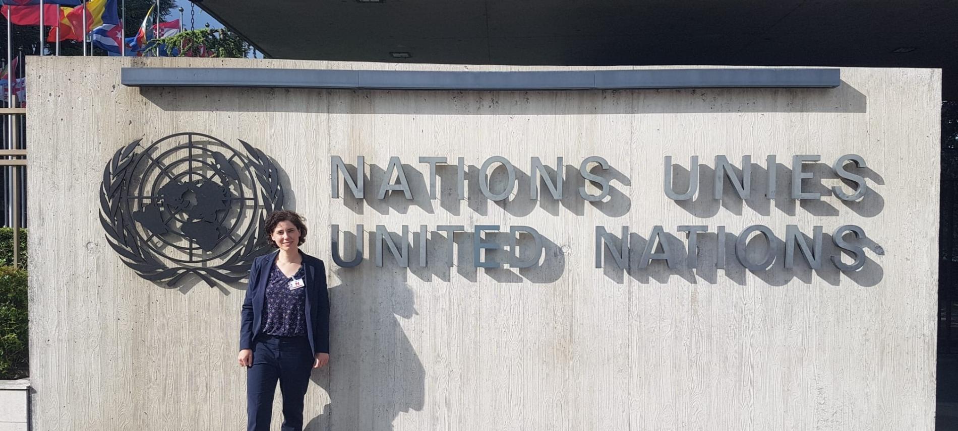 Dr. Johanna Offe, Leitung Advocacy, bei der UN in Genf. Foto: Ärzte der Welt