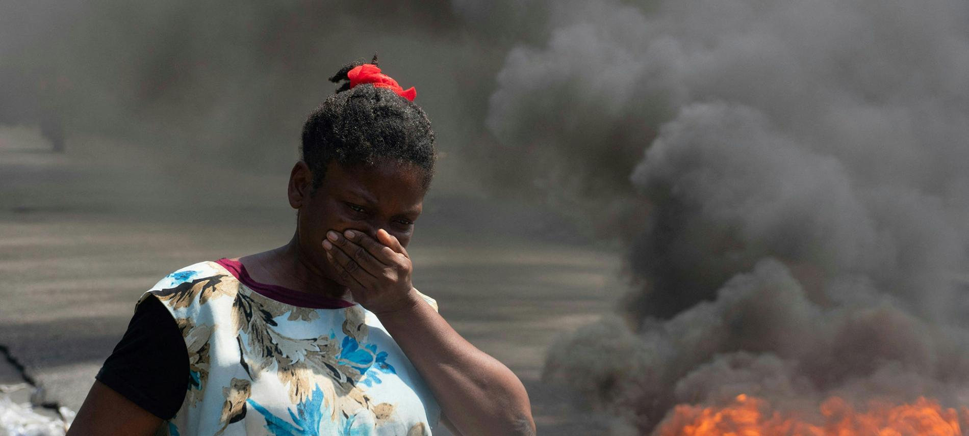 Die Gewalt in Haiti eskaliert immer mehr und erschwert humanitäre Hilfe. Foto: Clarens Siffroy/AFP
