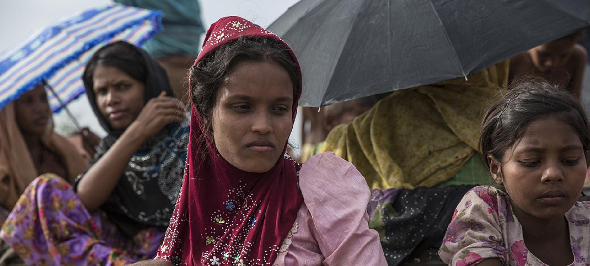 Frauen in den Flüchtlingscamps sind besonders gefährdet. Foto: Arnaud Finistre