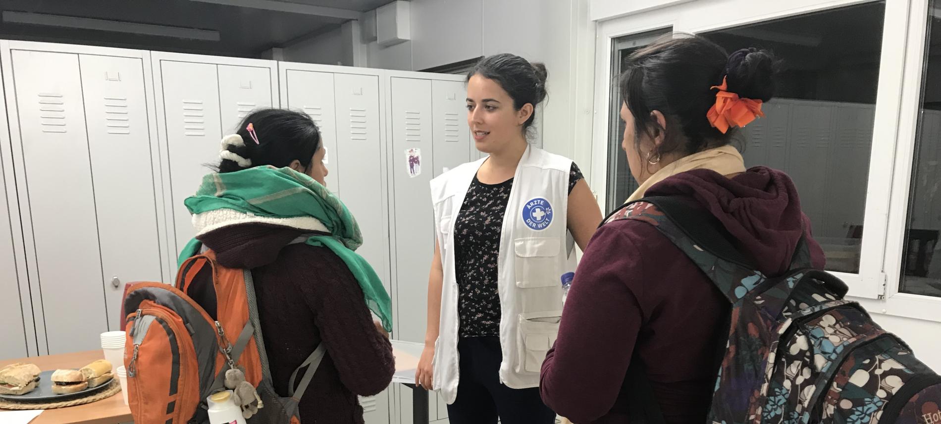 Frauen bei einer Informationsveranstaltung von Ärzte der Welt Informationsveranstaltung für Frauen in München