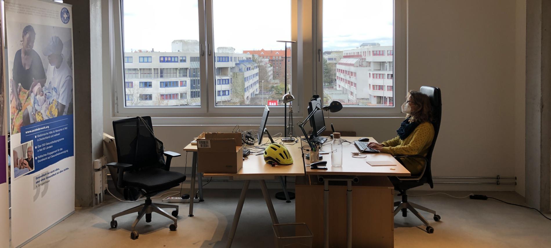 Neustart im Neuköllner Büro. Foto: Ärzte der Welt