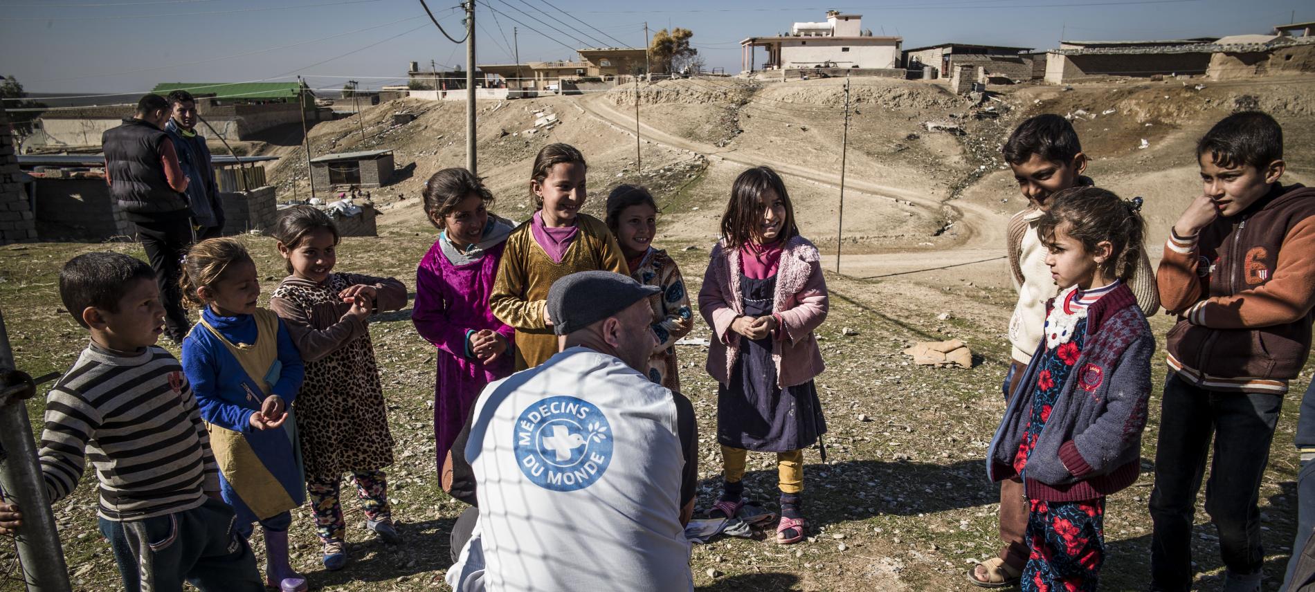 Flüchtlingskinder im Irak Ärzte der Welt kümmert sich um Kinder im Irak