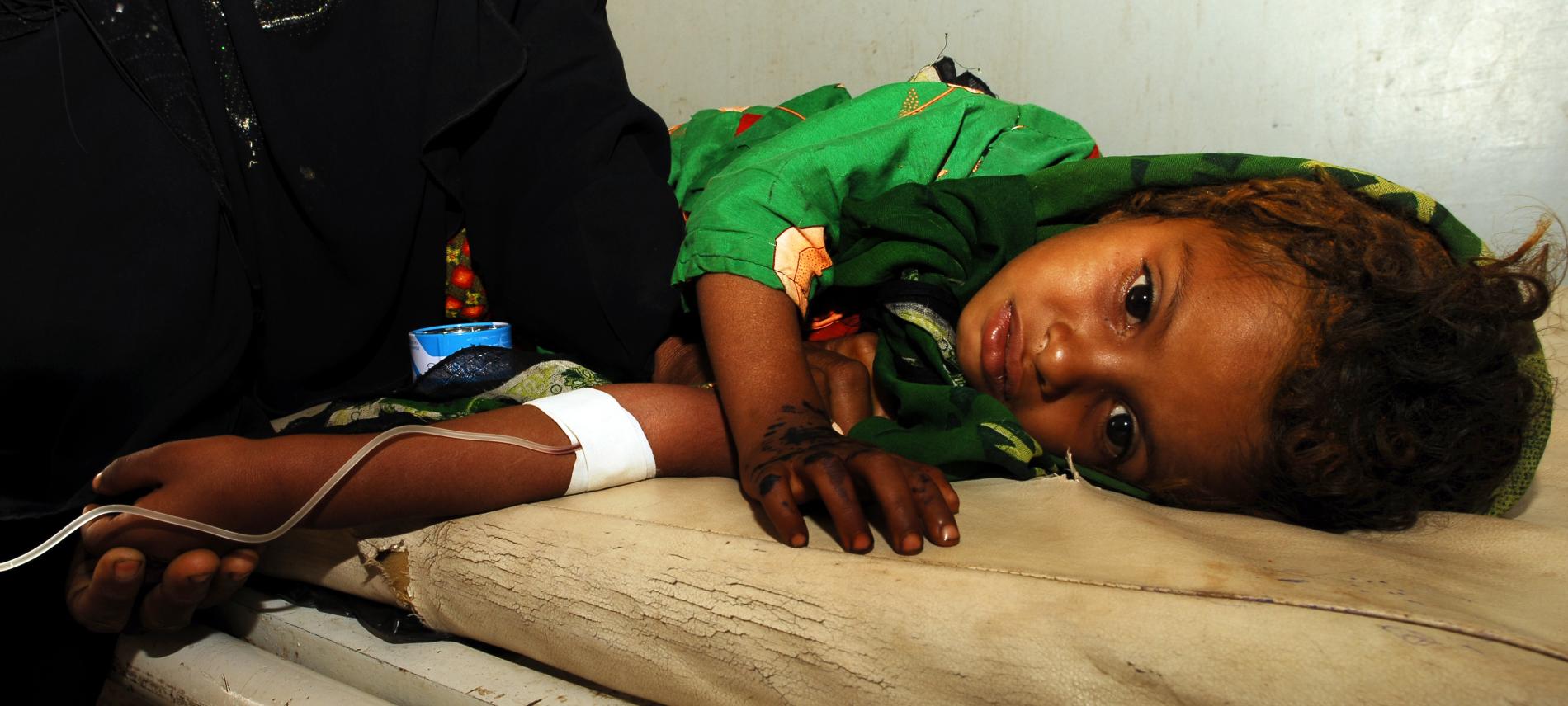 Vor allem Kinder sind im Jemen von der Cholera bedroht. Foto: Jean Baptiste Lopez