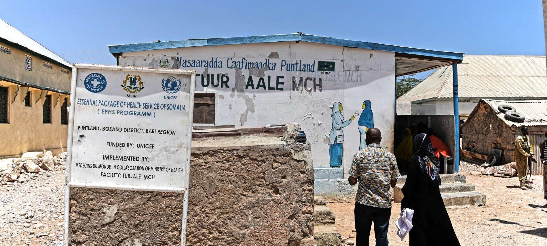 Ein Behandlungszentrum in Somalia. Foto: Jelle Boone