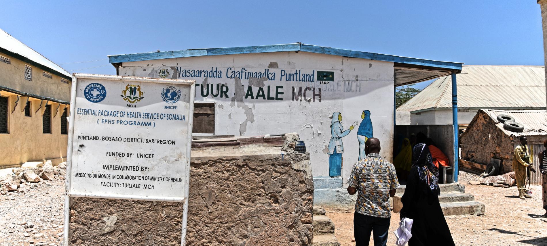 Ein Behandlungszentrum in Somalia. Foto: Jelle Boone