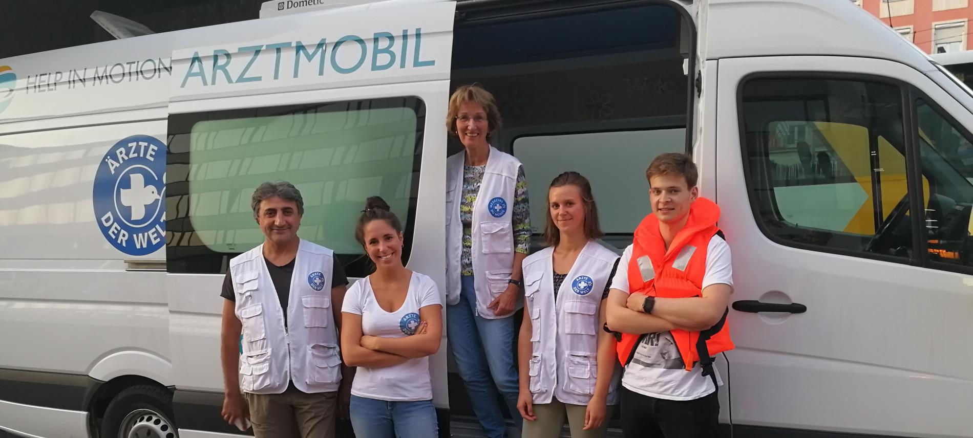 Dr. Ingeborg Oster im open.med-Behandlungsbus