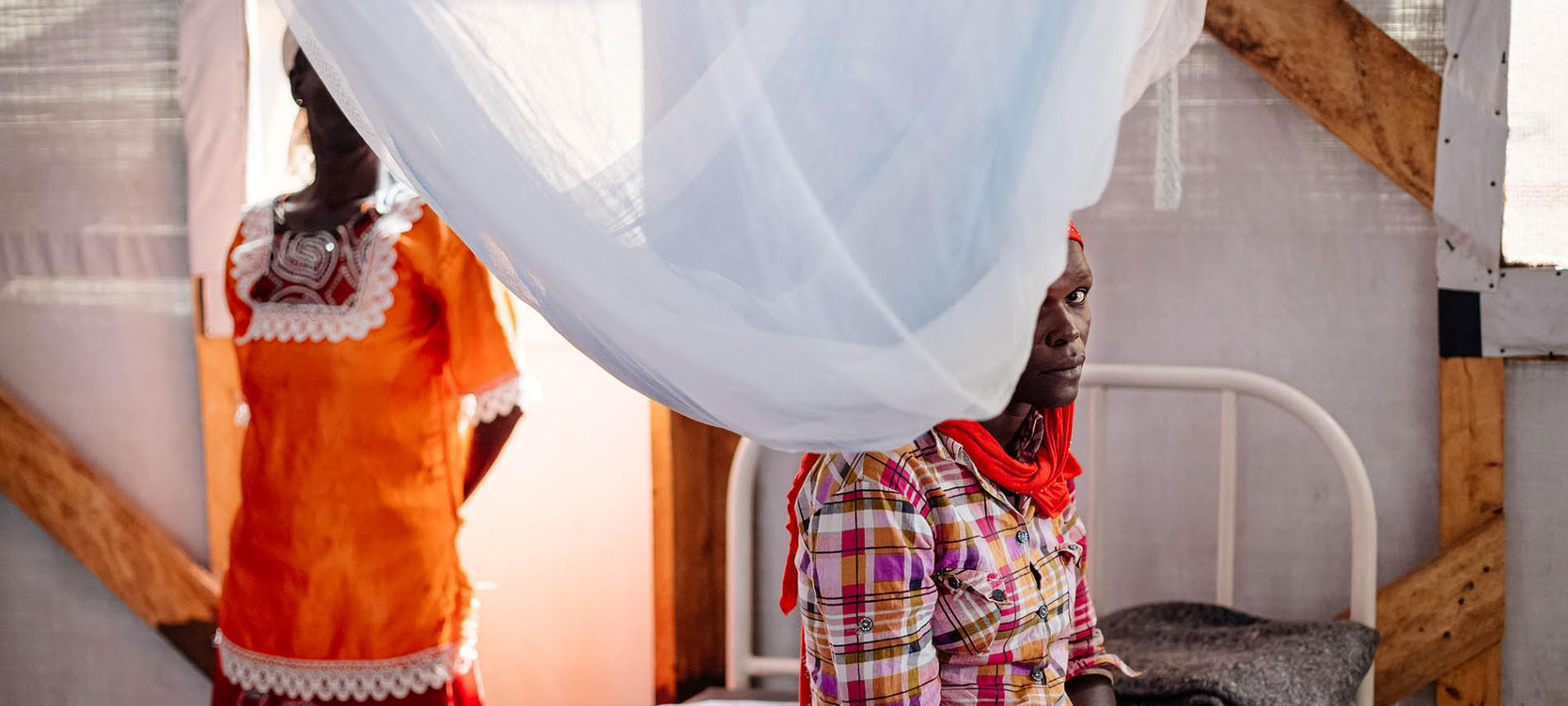 Zwei Patienten in einer Klinik in Uganda. Foto: Sébastien Duijndam