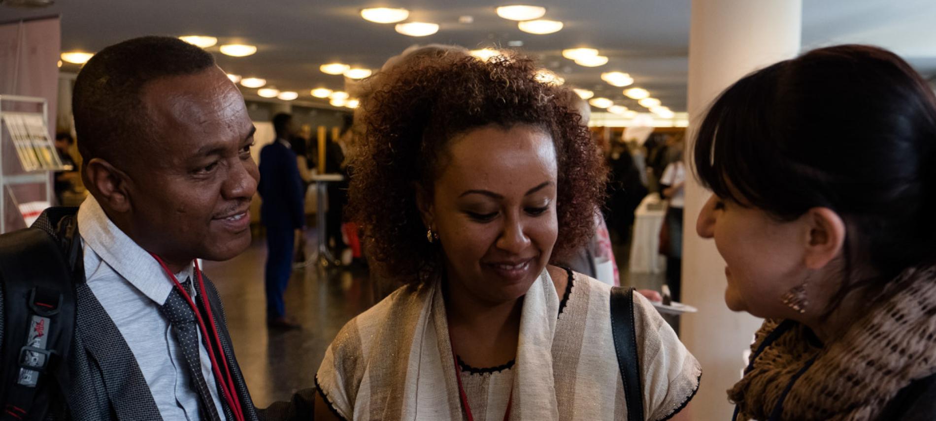 Treffen auf dem Humanitären Kongress Berlin. Foto: Peter Groth